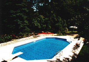 Grecian style pool from Bonecks