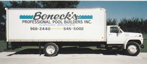 Bonecks 26' work truck.